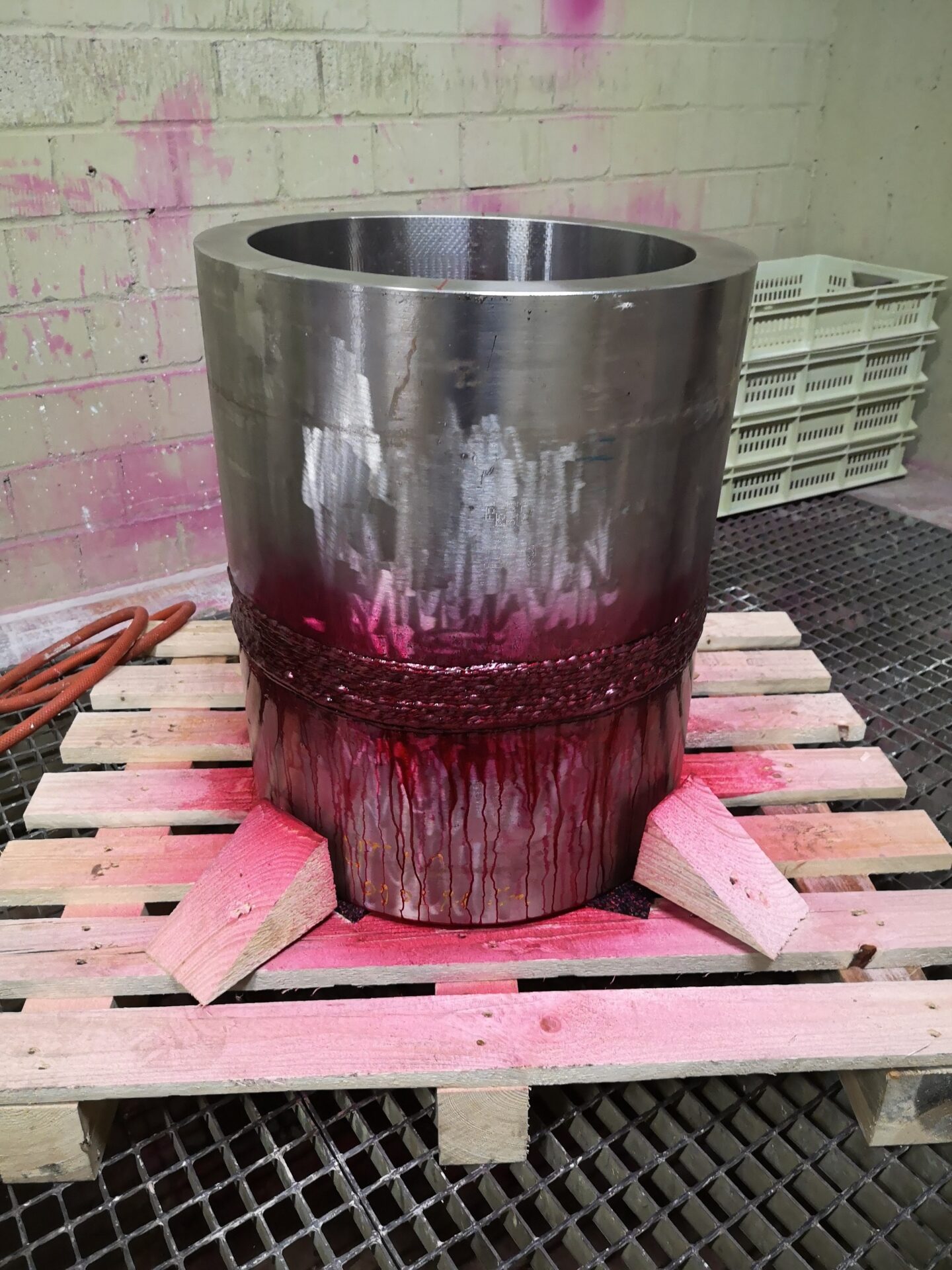 Elmag Eindring-Rissprüfsystem Rot – 500 Ml Farbeindringmittel Zur Oberflächenfehlererkennung